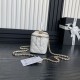 Fake Chanel Mini Vanity Case With Chain AP1472 White Replica