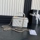 Fake Chanel Mini Vanity Case With Chain AP1472 White Replica