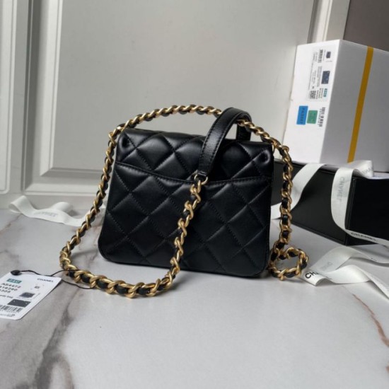 Replica Chanel 24s Handbag As4472 Black
