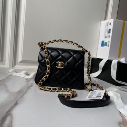 Replica Chanel 24s Handbag As4472 Black