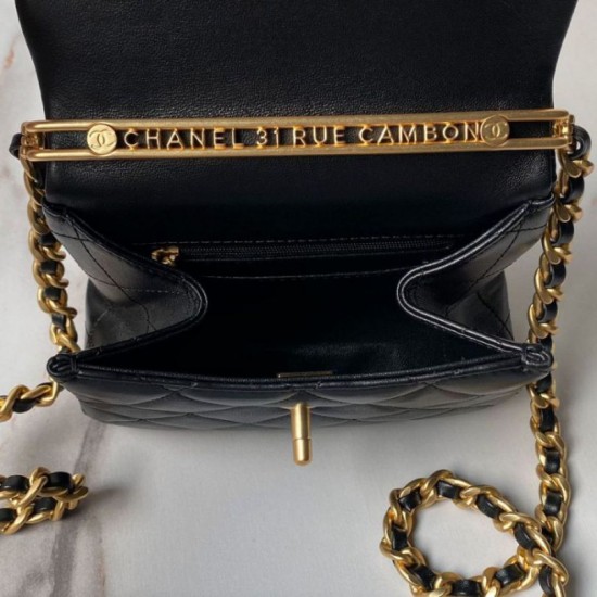 Replica Chanel 24s Handbag As4472 Black