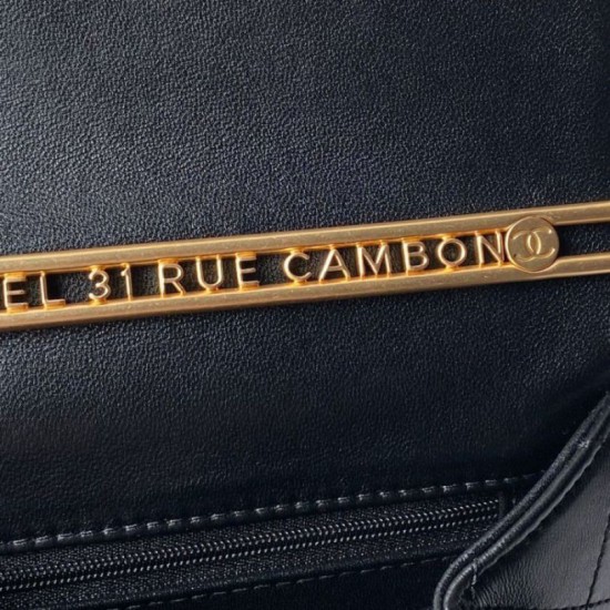 Replica Chanel 24s Handbag As4472 Black