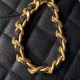 Fake Chanel 24s Handbag As4472 Grain Black Replica