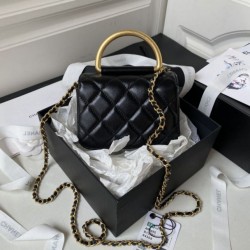 Fake Chanel Mini Flap Bag AS4385 Black Replica