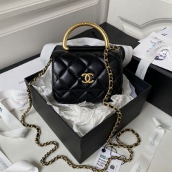 Fake Chanel Mini Flap Bag AS4385 Black Replica