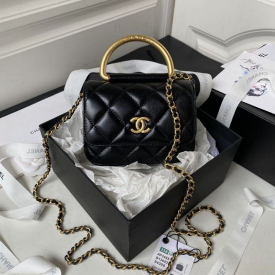 Fake Chanel Mini Flap Bag AS4385 Black Replica