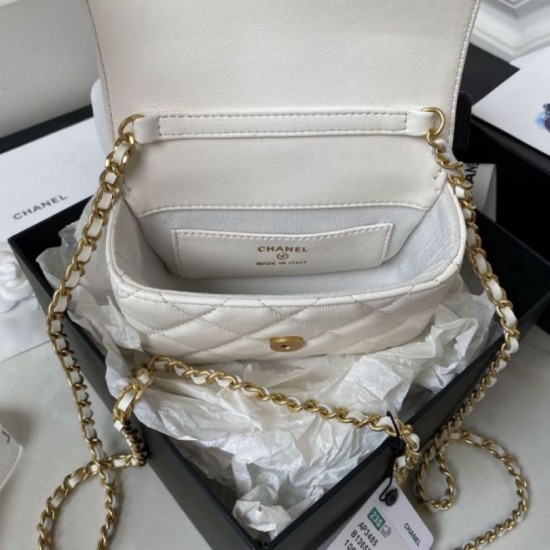 Fake Chanel Mini Flap Bag AS4385 White Replica
