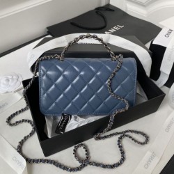 Replica Chanel Shoulder Bag Bag AP3566 Blue