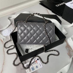 Fake Chanel Shoulder Bag Bag AP3566 Gray Replica