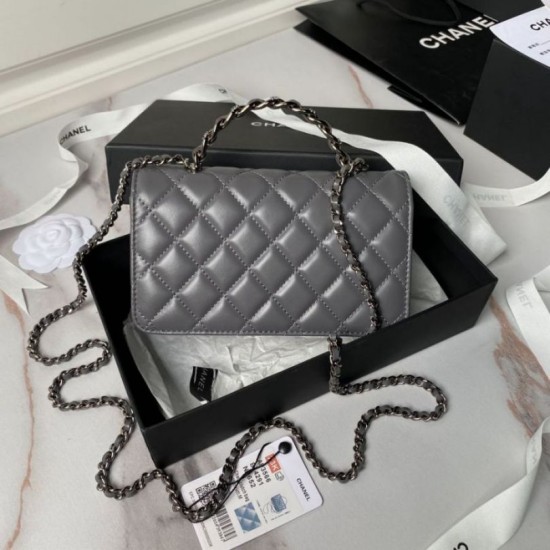 Fake Chanel Shoulder Bag Bag AP3566 Gray Replica