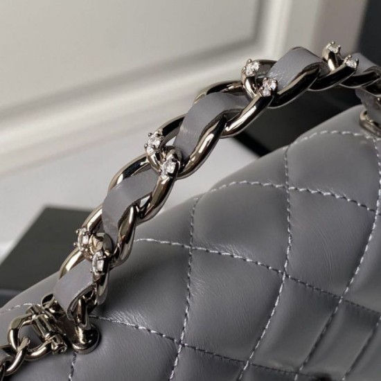 Fake Chanel Shoulder Bag Bag AP3566 Gray Replica