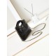 Fake Chanel 31 Mini Shopping Bag Chain Clutch Shiny AS3656 Black Replica