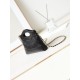 Fake Chanel 31 Mini Shopping Bag Chain Clutch Shiny AS3656 Black Replica