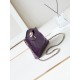 Replica Chanel 31 Mini Shopping Bag Chain Clutch Shiny AS3656 Purple