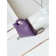 Replica Chanel 31 Mini Shopping Bag Chain Clutch Shiny AS3656 Purple