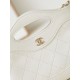 Replica Chanel 31 Mini Shopping Bag Chain Clutch Shiny AS3656 White