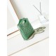 Fake Chanel 31 Mini Shopping Bag Chain Clutch Shiny AS3656 Light Green Replica