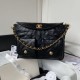 Fake Chanel 24p Hobo Hip Messenger Bag As4668 Black Replica