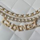 Replica Chanel 24A Pearl Letter Chain Bag AS5011 White
