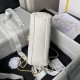 Replica Chanel 24A Pearl Letter Chain Bag AS5011 White