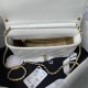 Replica Chanel 24A Pearl Letter Chain Bag AS5011 White
