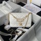 Replica Chanel 24A Pearl Letter Chain Bag AS5011 White