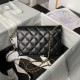Replica Chanel 24A Pearl Letter Chain Bag AS5011 Black