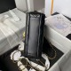 Replica Chanel 24A Pearl Letter Chain Bag AS5011 Black