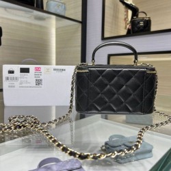 Replica Chanel 24K Vanity Chain Bag AP2199 Black