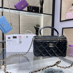 Replica Chanel 24K Vanity Chain Bag AP2199 Black