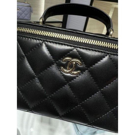Replica Chanel 24K Vanity Chain Bag AP2199 Black