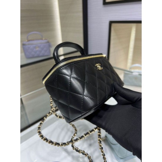 Replica Chanel 24K Vanity Chain Bag AP2199 Black