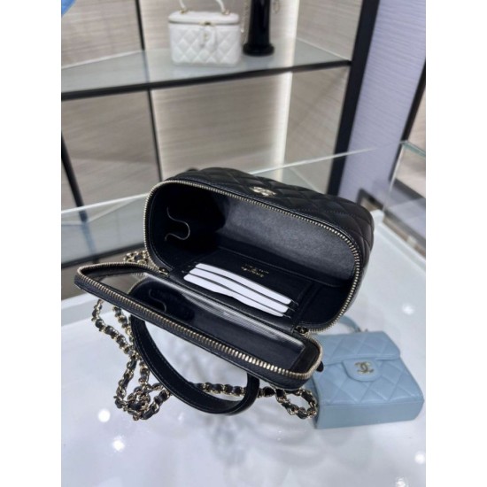 Replica Chanel 24K Vanity Chain Bag AP2199 Black