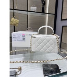 Replica Chanel 24K Vanity Chain Bag AP2199 White