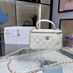 Replica Chanel 24K Vanity Chain Bag AP2199 White