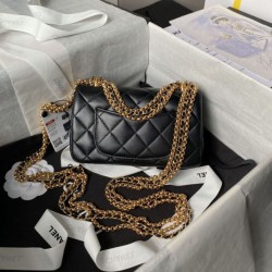 Fake Chanel Mini Flap Bag AS4972 Black Replica