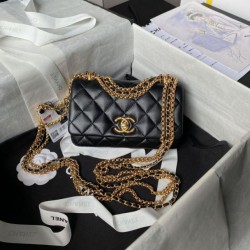 Fake Chanel Mini Flap Bag AS4972 Black Replica