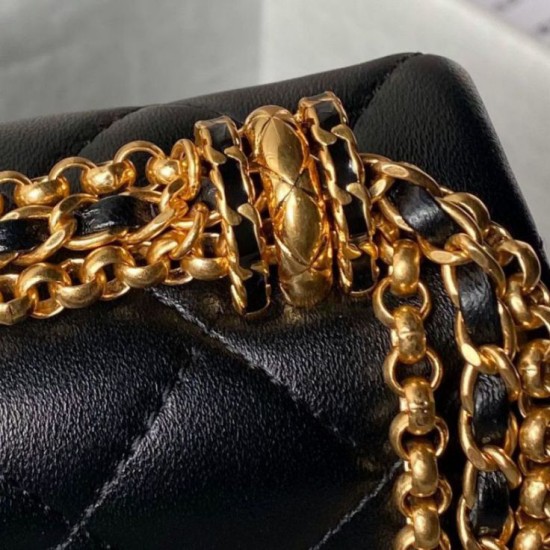 Fake Chanel Mini Flap Bag AS4972 Black Replica