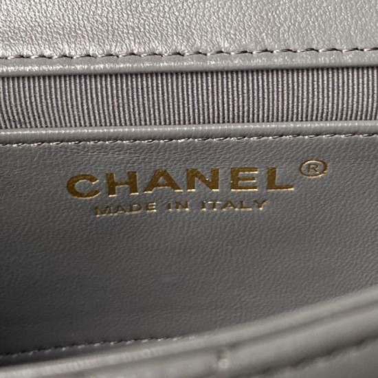 Replica Chanel Mini Flap Bag AS4972 Gray
