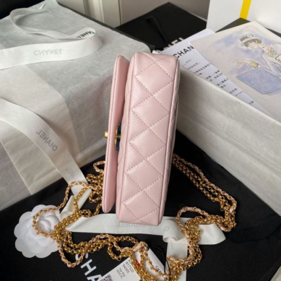 Replica Chanel Mini Flap Bag AS4972 Pink