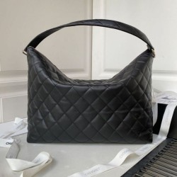 Replica Chanel Maxi Hobo Bag AS4339 Black