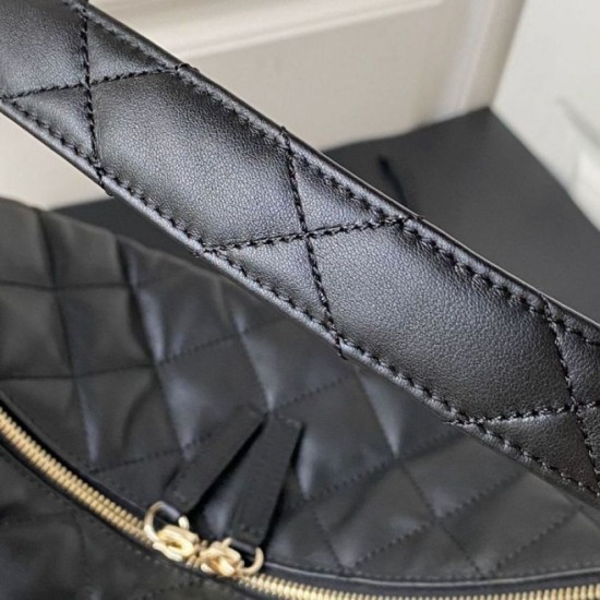 Replica Chanel Maxi Hobo Bag AS4339 Black