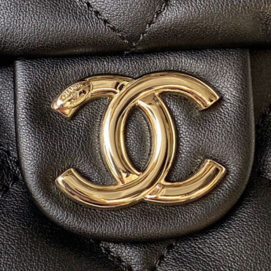 Replica Chanel Maxi Hobo Bag AS4339 Black