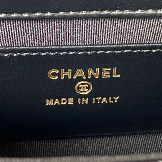 Fake Chanel Mini Top Handle Bag AP3485 Black Replica