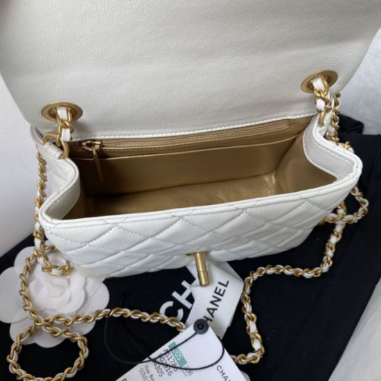 Replica Chanel Mini Shoulder Bag AS1786 White