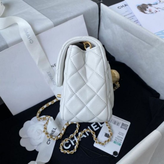 Replica Chanel Mini Shoulder Bag AS1786 White