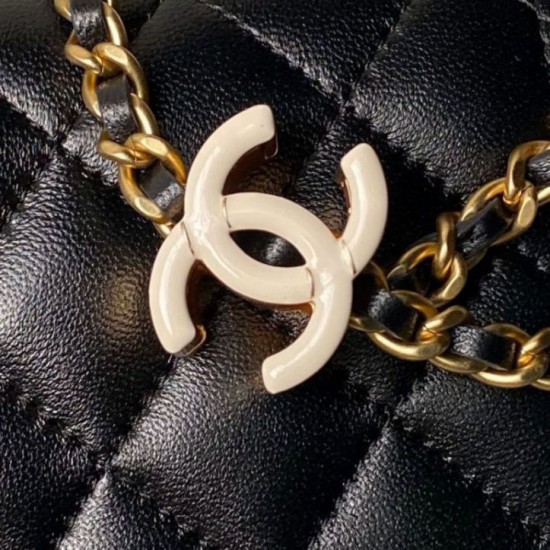 Replica Chanel Wallet On Chain AP3938 Black