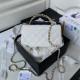 Replica Chanel Mini Top Handle Bag AP3238 White