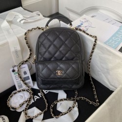 Replica Chanel Mini Backpack AP3753 Black