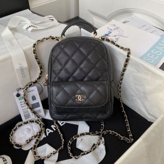 Replica Chanel Mini Backpack AP3753 Black